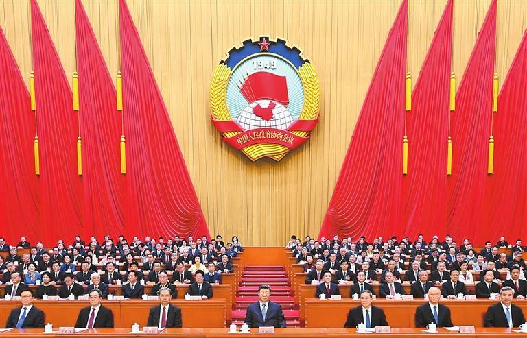 全国政协十四届四次会议在京开幕 习近平李强赵乐际蔡奇丁薛祥李希韩正到会祝贺